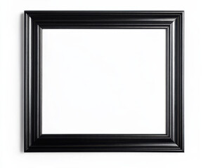 black picture frame with classic design, perfect for displaying art or photos. Ideal for home decor and interior design