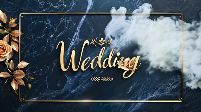 Wedding magic: capturing spirit of love through a video, complemented by text, adorned with beautiful decor elements, emphasizing details that make every wedding day unforgettable, timeless.