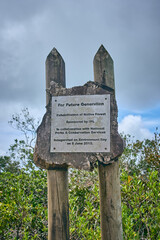 Message for future generations on the importance of saving Mauritius' native forests