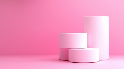 Elegant Pink Pastel Gradient Background Design