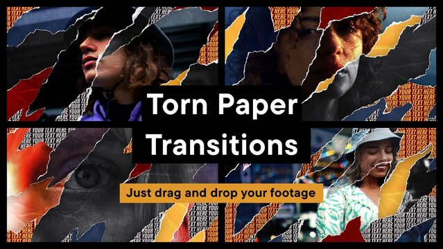 Torn Paper Transitions