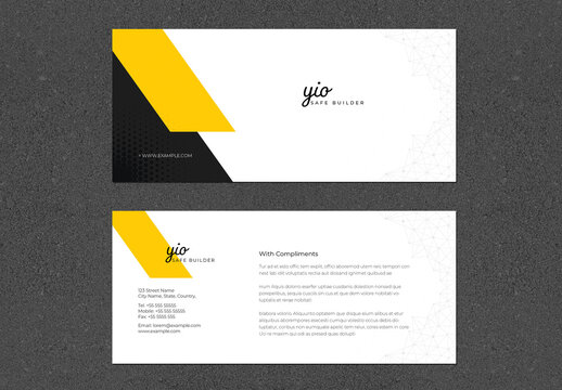 Minimal Creative Compliment Card