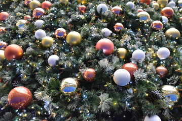 Sapin de Noël scintillant