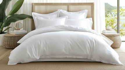 Soft Linens in a Calming Bedroom Setup