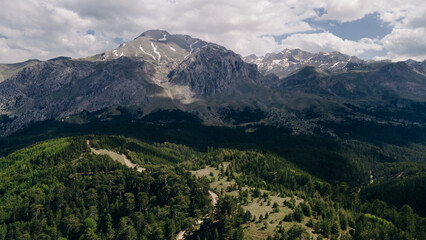 view of Dedegol Tepesi Mountain in Turkey