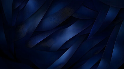 Obraz premium Abstract Dark Blue Curved Lines Background Illustration with Depth and Texture