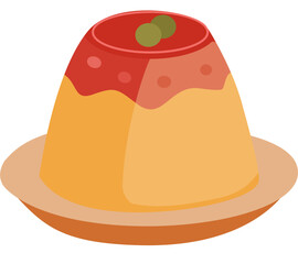 illustration of a pudding2