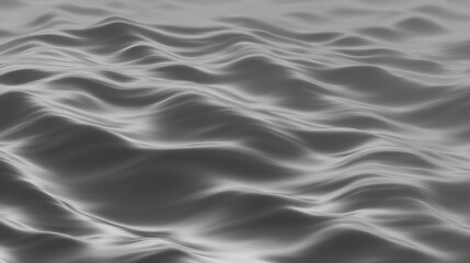 Obraz premium Abstract representation of rippling water in grayscale tones.