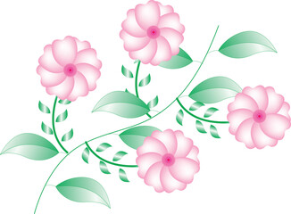 Vector beautiful flower design