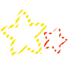 star shaped like a star, abstract star shape, yellow star icon, yellow star symbol, yellow star on white, yellow and red star, star, star shape, decoration, accessories, colorful stars, star