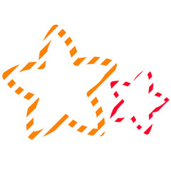 star shaped like a star, abstract star shape, orange star icon, orange star symbol, orange star on white, orange and pink star, star, star png, star sticker, star shape, star design, star icon, star