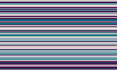 Geometric stripes seamless vector pattern with horizontal lines in varied colours, creating an abstract background. Ideal for textile design, wallpaper, or graphic prints.