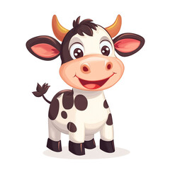 Cute Cartoon Cow