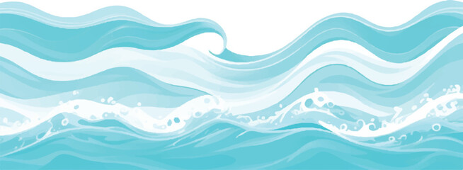 Transparent abstract soft green and blue abstract water color ocean wave texture background. Banner Graphic Resource as background for ocean wave and water wave abstract graphics	