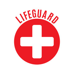 Lifeguard icon vector. Rescuer transport illustration. Lifesaver symbol or logo.