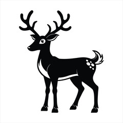 Christmas reindeer vector