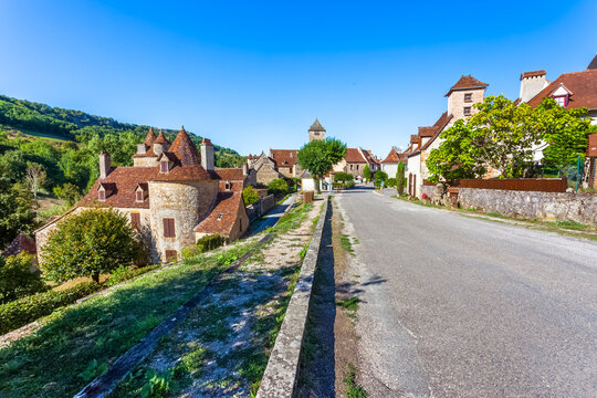 Village touristique d&rsquo;Autoire, lot, France 