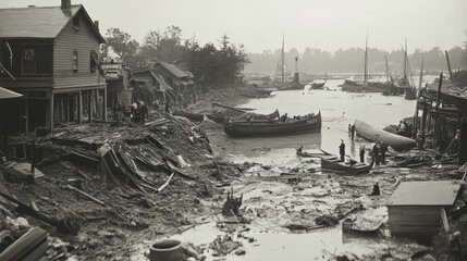 Documented history of natural disasters, offering insights into resilience and adaptation