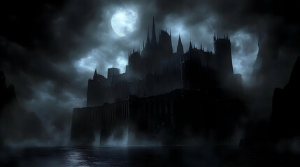 Dark Castle by Moonlight: Gothic Architecture Mystery Unveiled