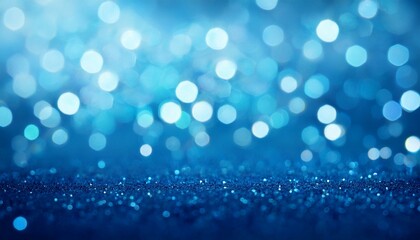 Fototapeta premium blue abstract background with bokeh
