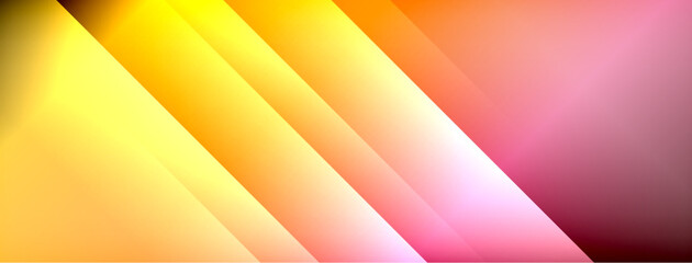 Colorful gradient with lines made of shadow and light. Creative background