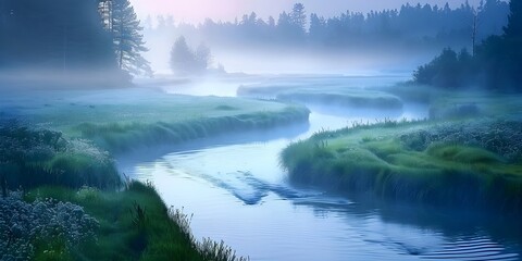 A beautiful scenery with smog captured in an incredibly accurate Ai generate 
