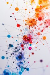 Network connection between problems and solutions