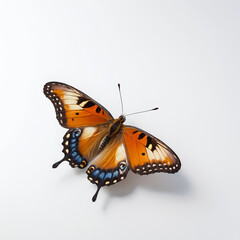 butterfly on white background