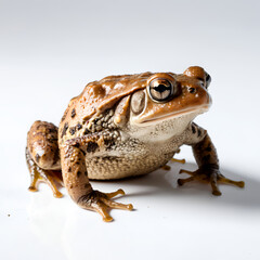Fototapeta premium toad on white background