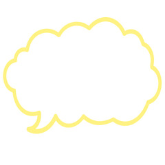 speech bubble, yellow speech bubble icon, yellow speech bubble, icon, png, yellow bubble, bubble speech, bubble text, bubble text on white, for your social media, for your work, for your presentation