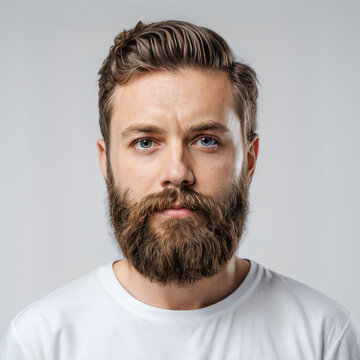 Close up of a man with a beard