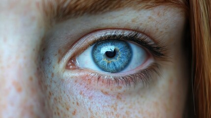 Fototapeta premium Auge mit Erde _ soft