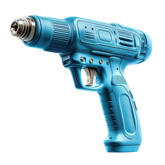 A vibrant blue electric drill, ideal for construction and DIY projects, showcasing advanced design and functionality.