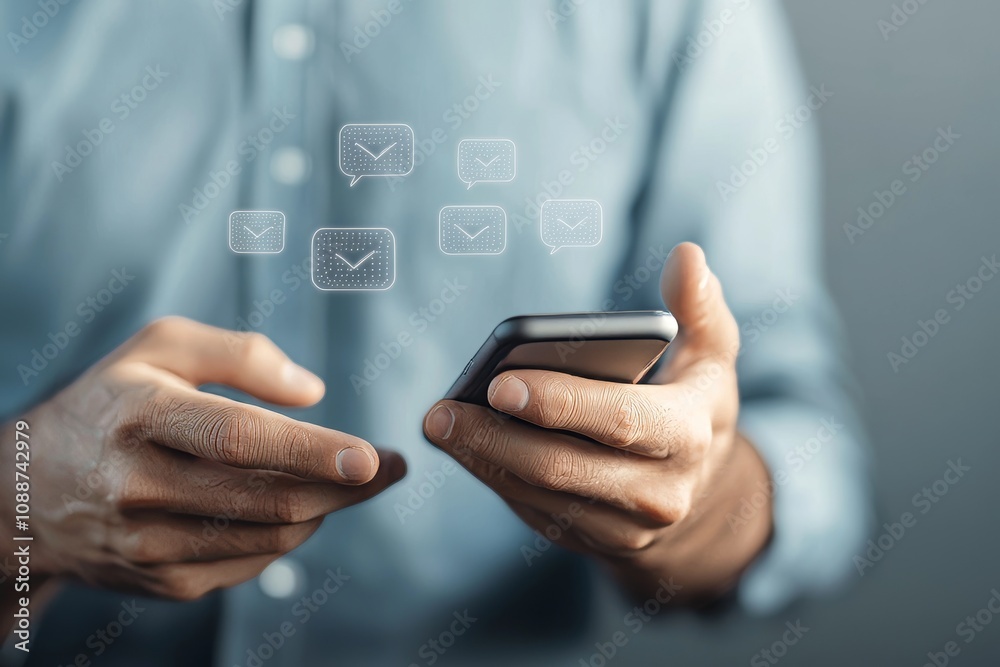 Poster Stock technology responds instantly to customer questions via AI tech chatbot.