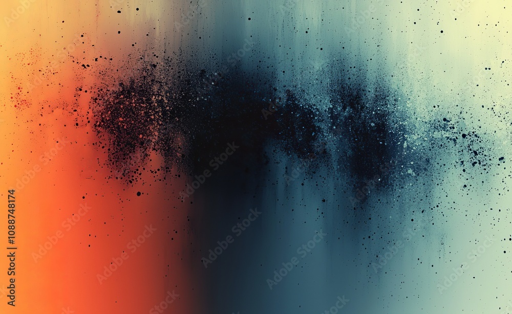 Poster grunge texture with dust particle and dust grain. use it to create vintage images.