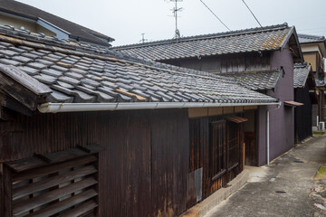 日本の香川県の小豆島の古くてとても美しい建物