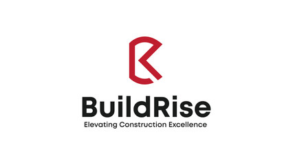 BuildRise logo, BR logo, R logo, Construction logo, B logo, Arrow B logo, R Arrow logo