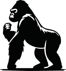Gorilla Logo Design, icon, Vector, illustration