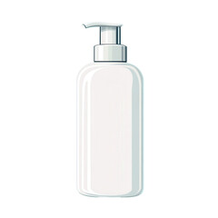 Clean, minimalist bottle design ideal for lotions, shampoos, or soaps. Perfect for branding and product photography.