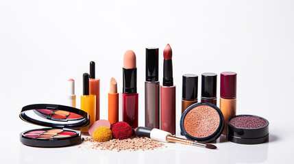 Various makeup items