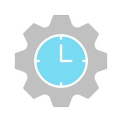 Time Allocation Vector Icon