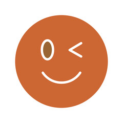 Winking Face Vector Icon