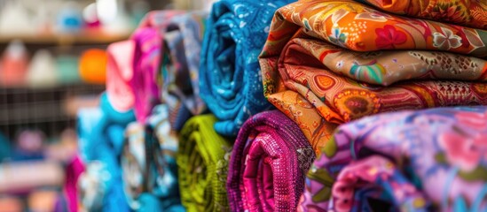 Textile Production and Fashion Development Backdrop