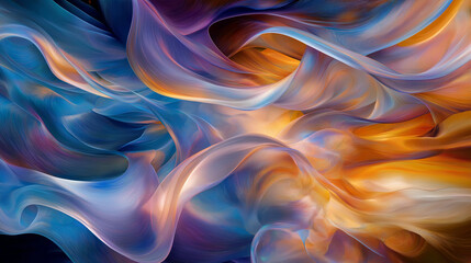 Flowing bands of light in soft