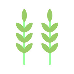 Sheaf of Rice Vector Icon