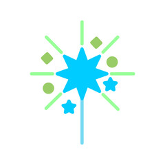 Sparklers Vector Icon