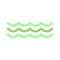 Water Wave Vector Icon