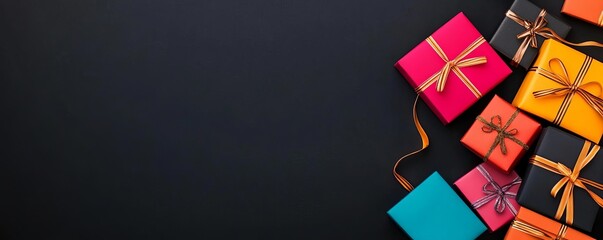 Bold header for Black Friday homepage, dark and vibrant