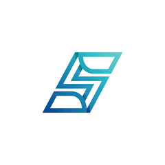 Vector letter S Logo Icon Illustration