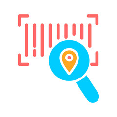 Barcode Tracking Vector Icon